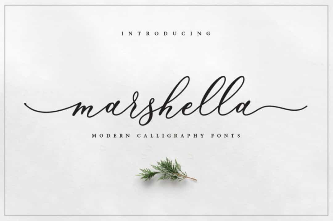 Marshella Font Image 1