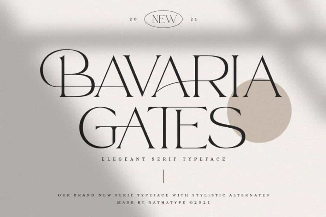 Bavaria Gates Font Image 1