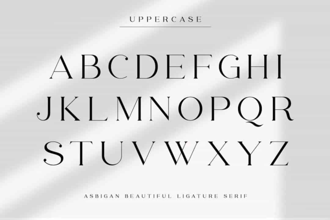 Asbigan Font Image 2
