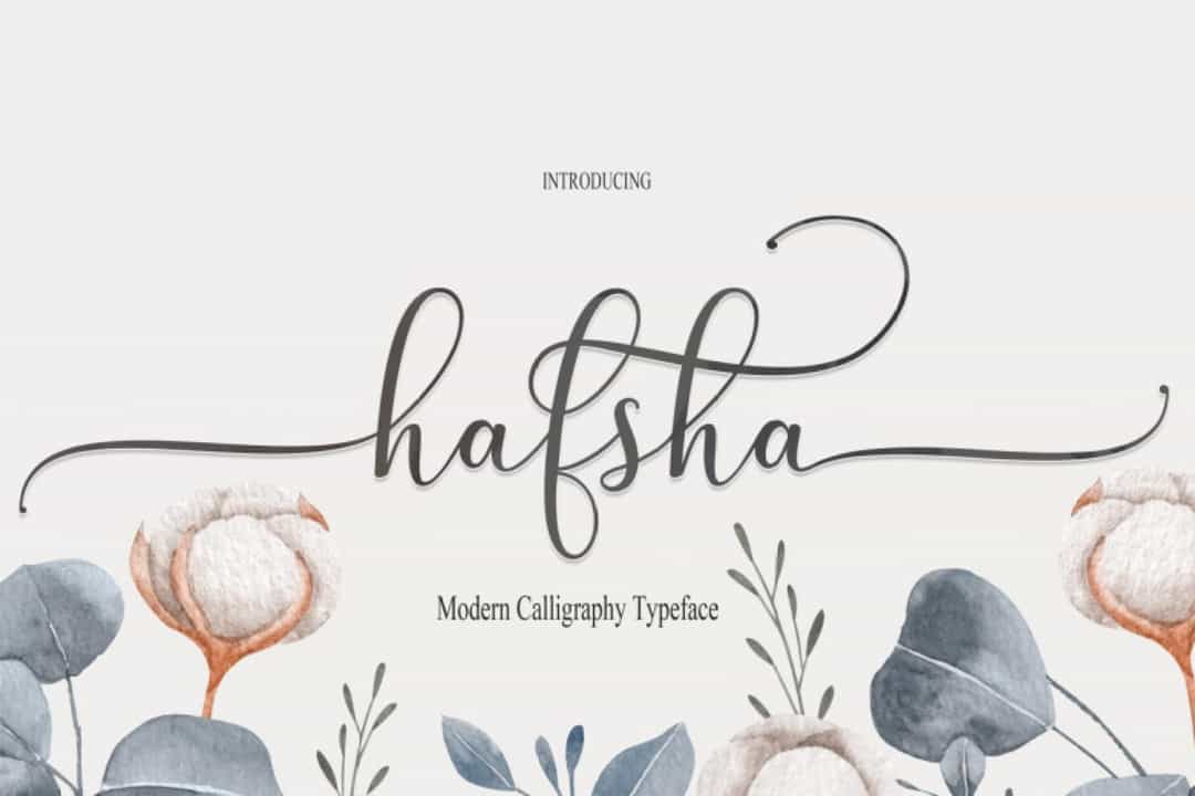 Hafsha Font Image 1