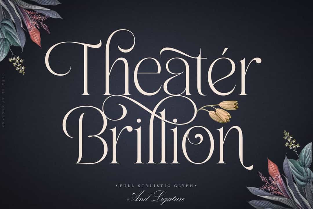 Theater Brillion Font Image 1