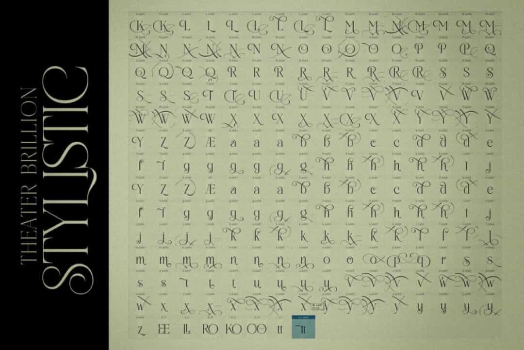 Theater Brillion Font Image 3