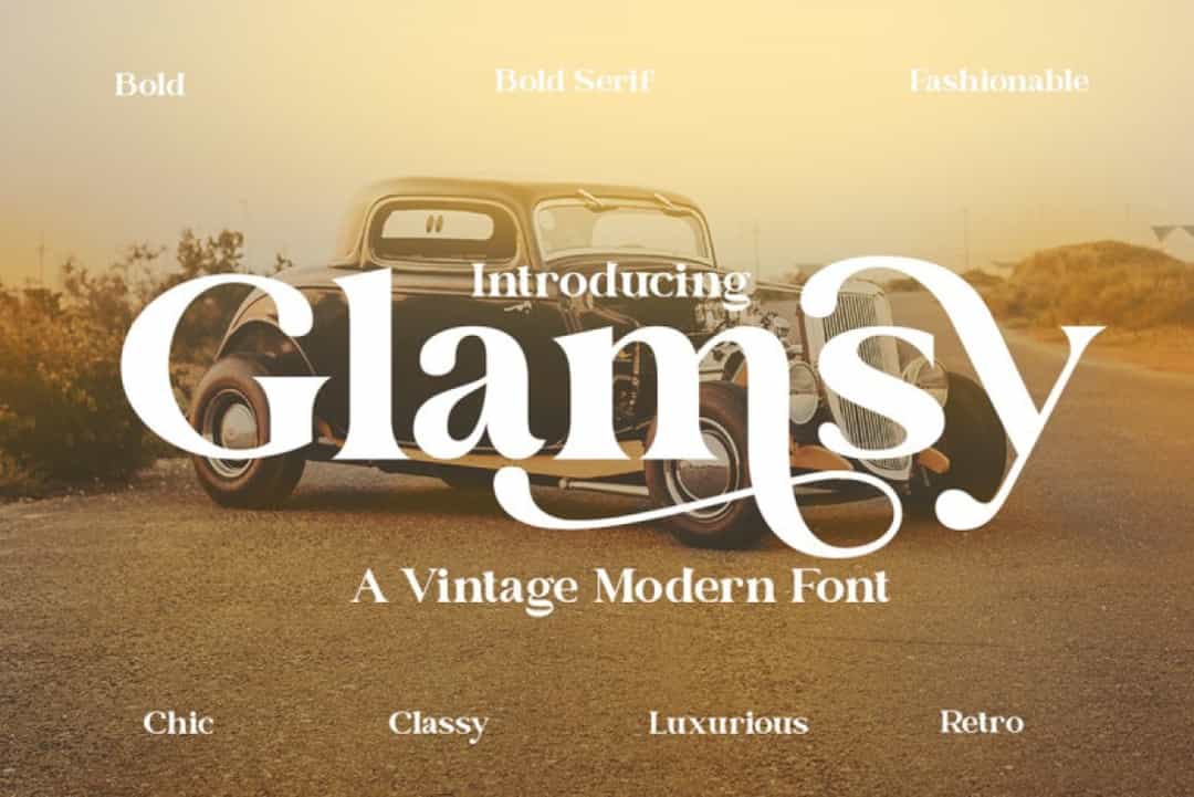 Glamsy Font Image 1