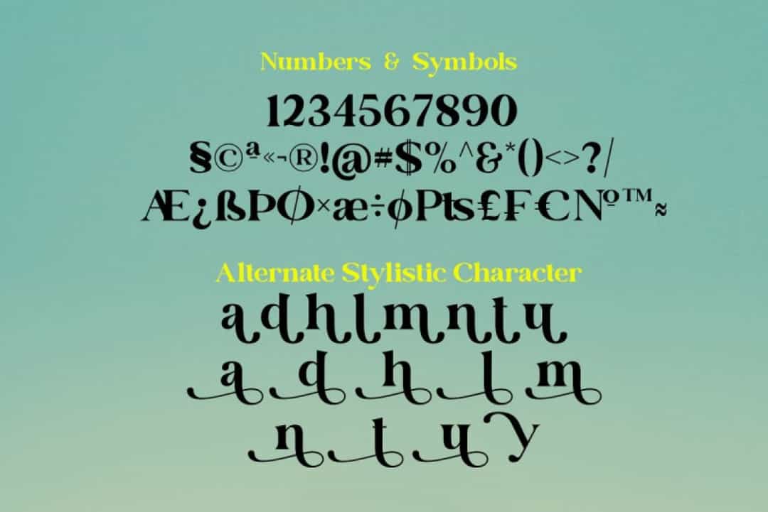 Glamsy Font Image 3