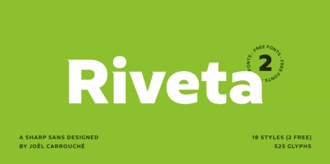 Riveta Font Image 1