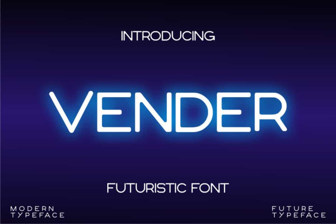 Vender Font Image 1