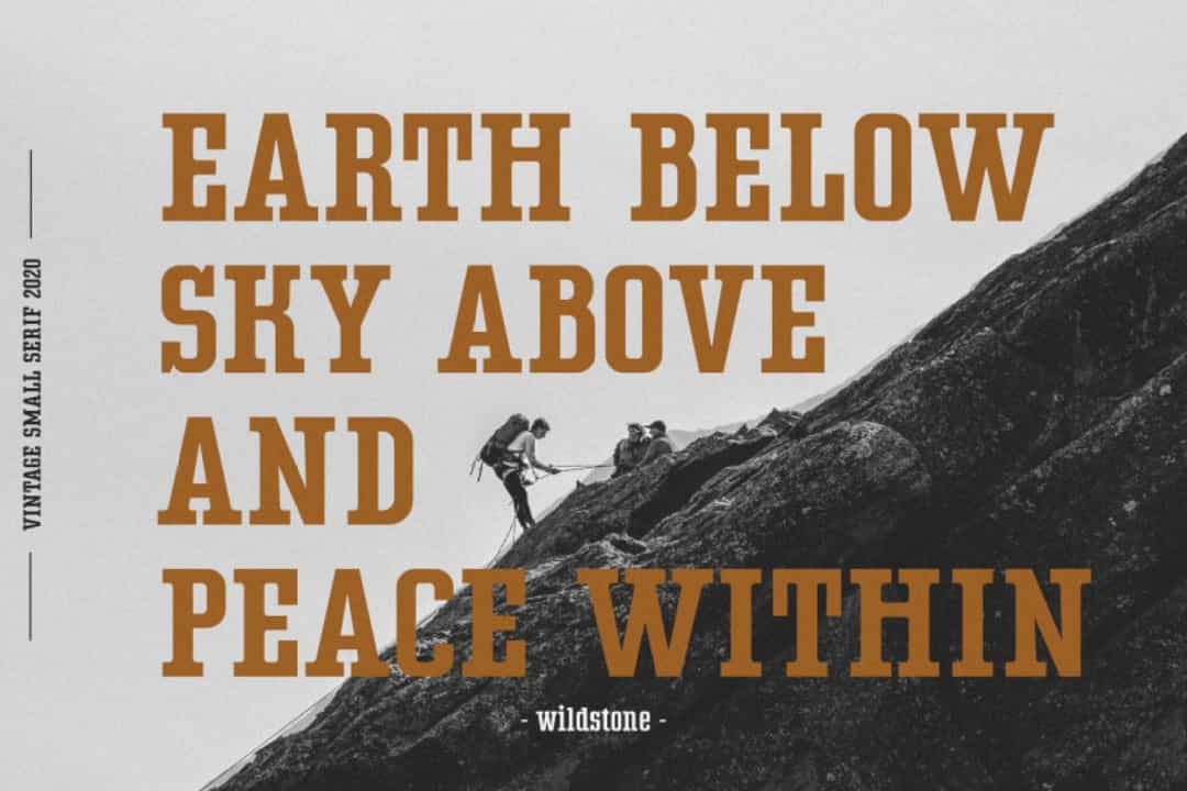 Wildstone Font Image 2