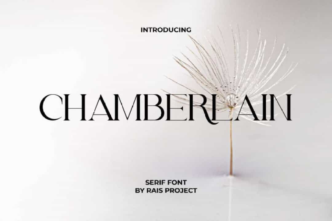 Chamberlain Font Image 1