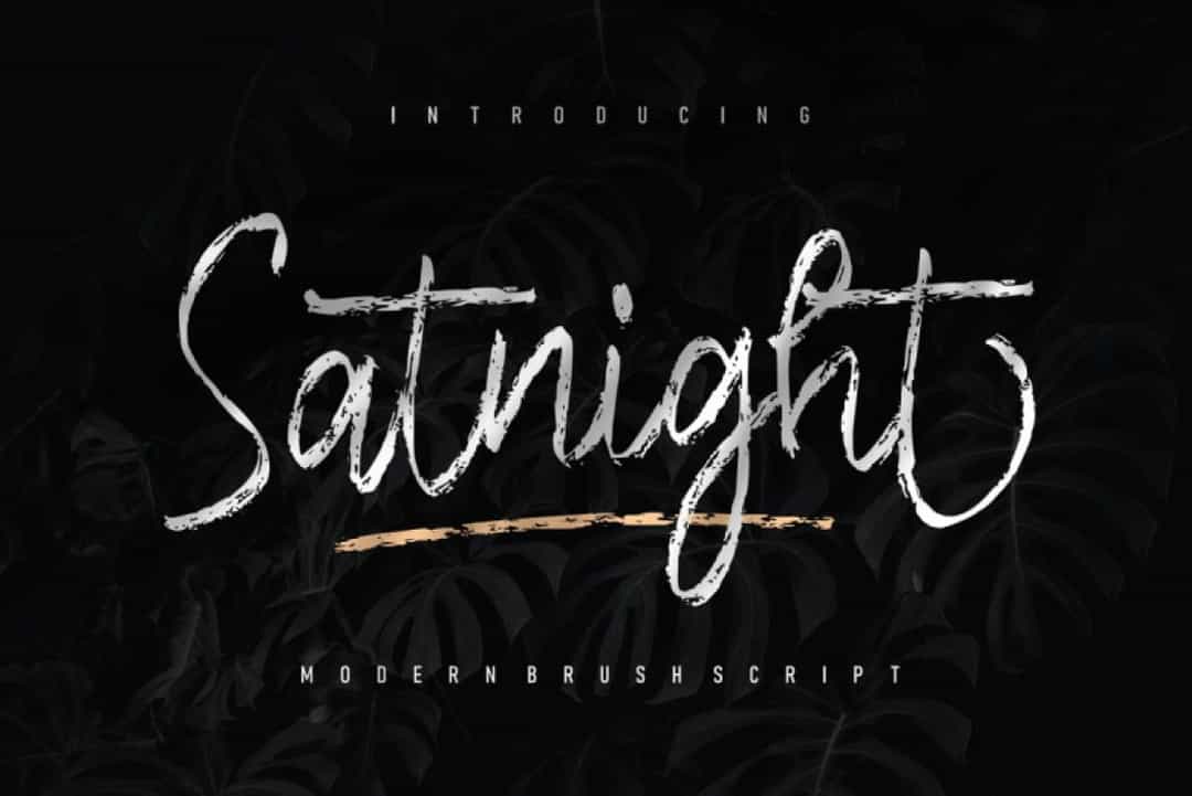 Satnight Font Image 1