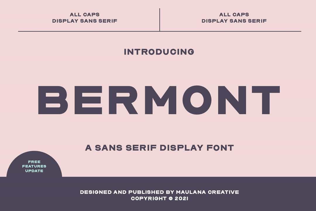 Bermont Font Image 1