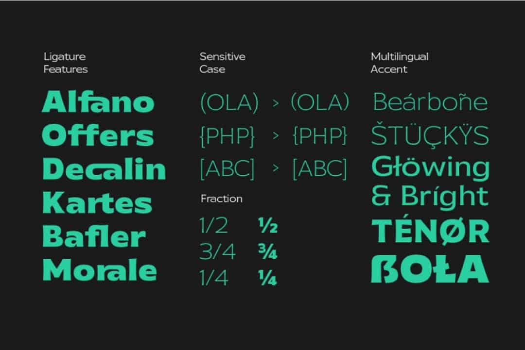 Galpike Font Image 2