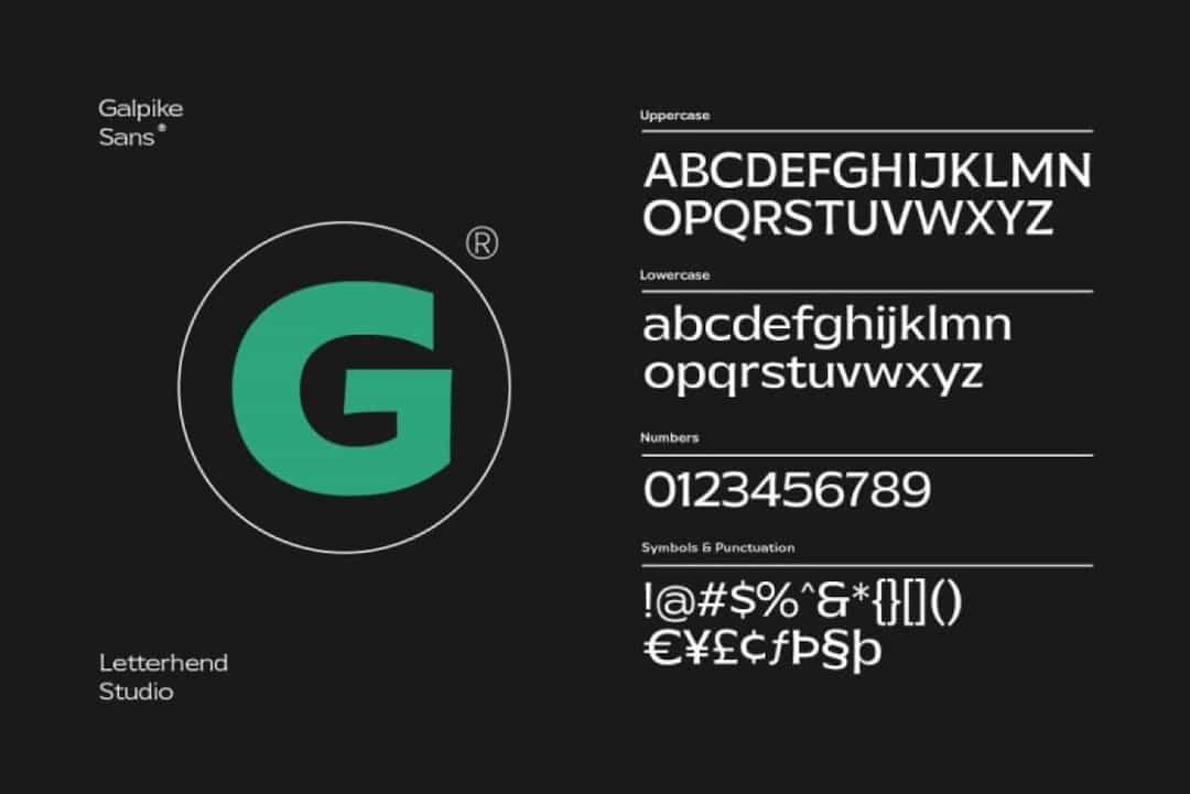 Galpike Font Image 3
