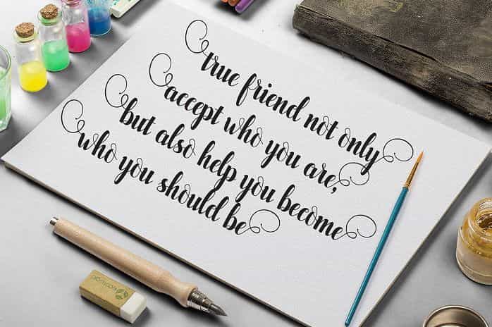 Pugsley Script Font Image 2