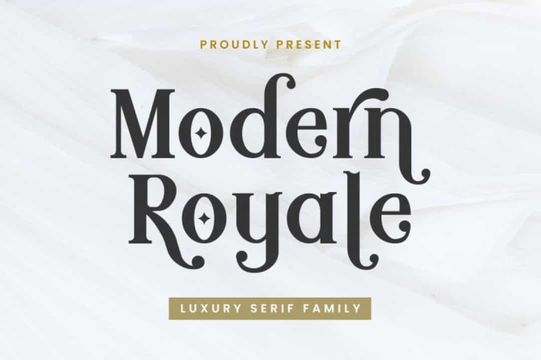 Modern Royale Font Image 1