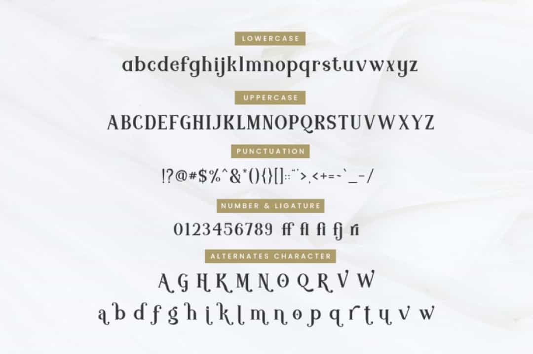 Modern Royale Font Image 3