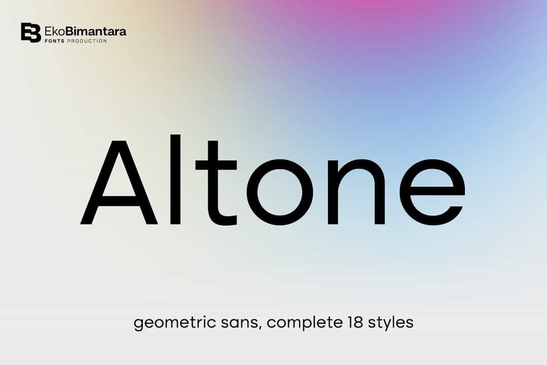 Altone Font Family Image 1