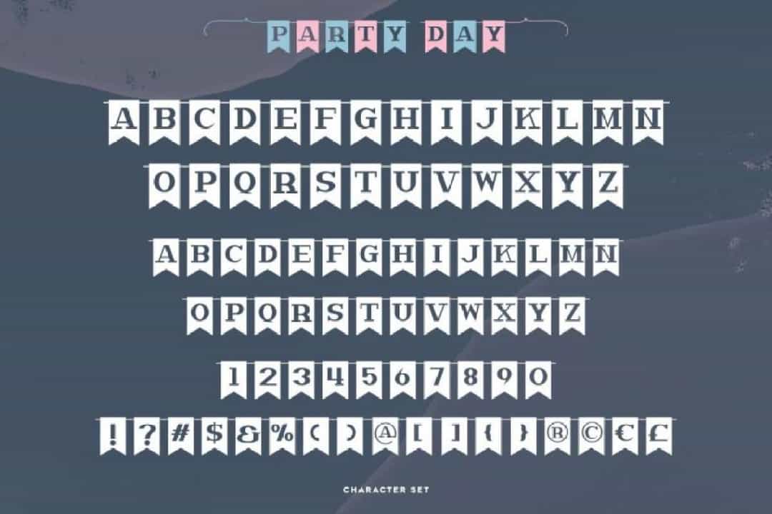 Party Day Font Image 3