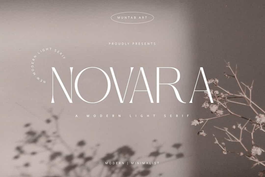 Novara Font Image 1