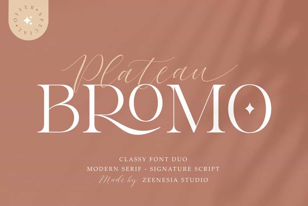 Bromo Plateau Font Image 1