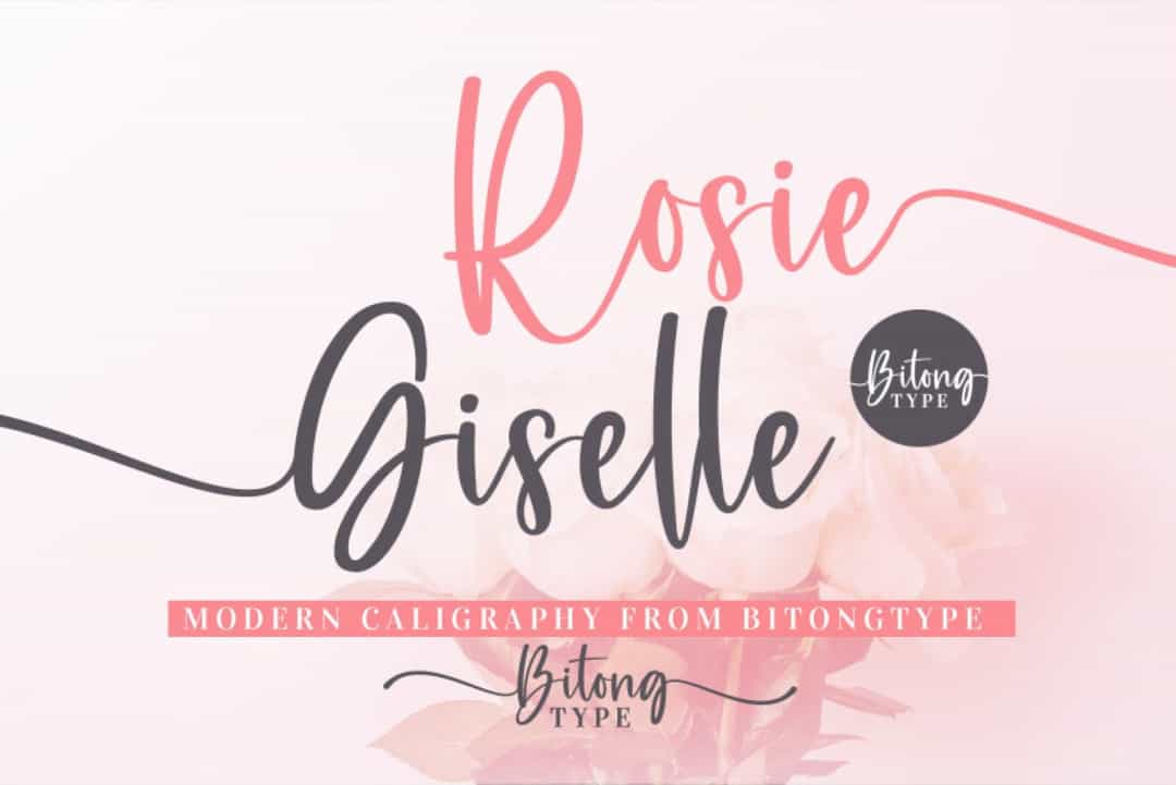 Rosie Giselle Font Image 1