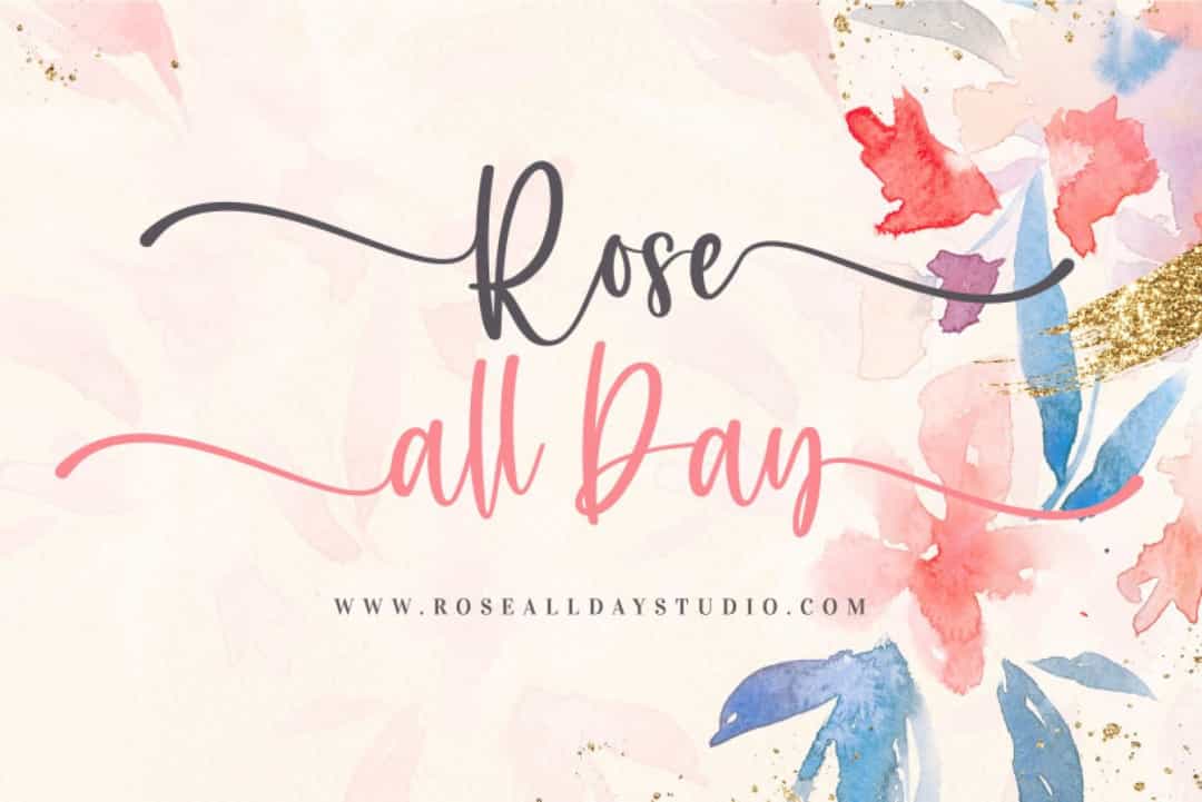 Rosie Giselle Font Image 2