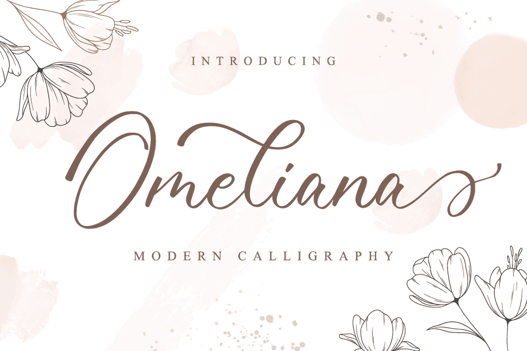 Omeliana Font Image 1