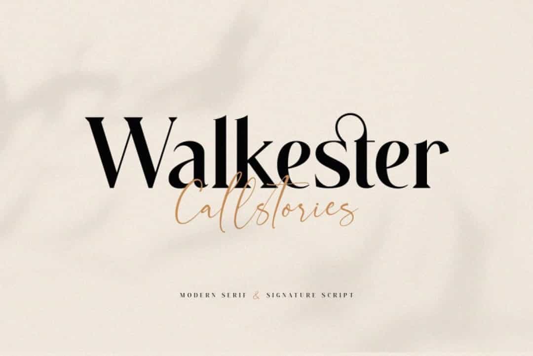 Walkester Font Image 1