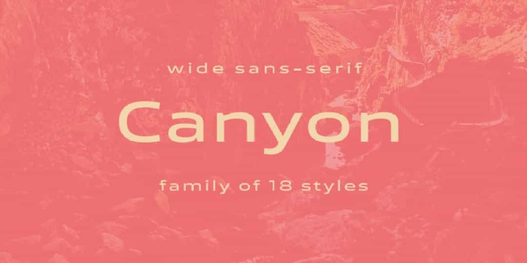Canyon Font Family Image 1