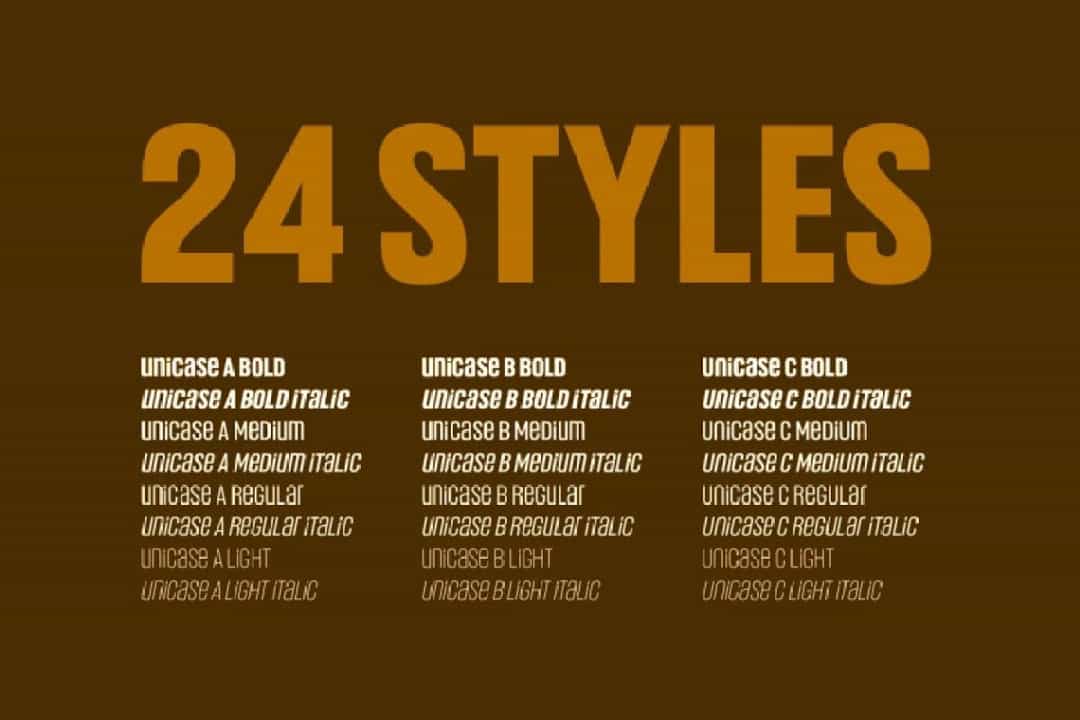 Headlines Unicase Font Image 2