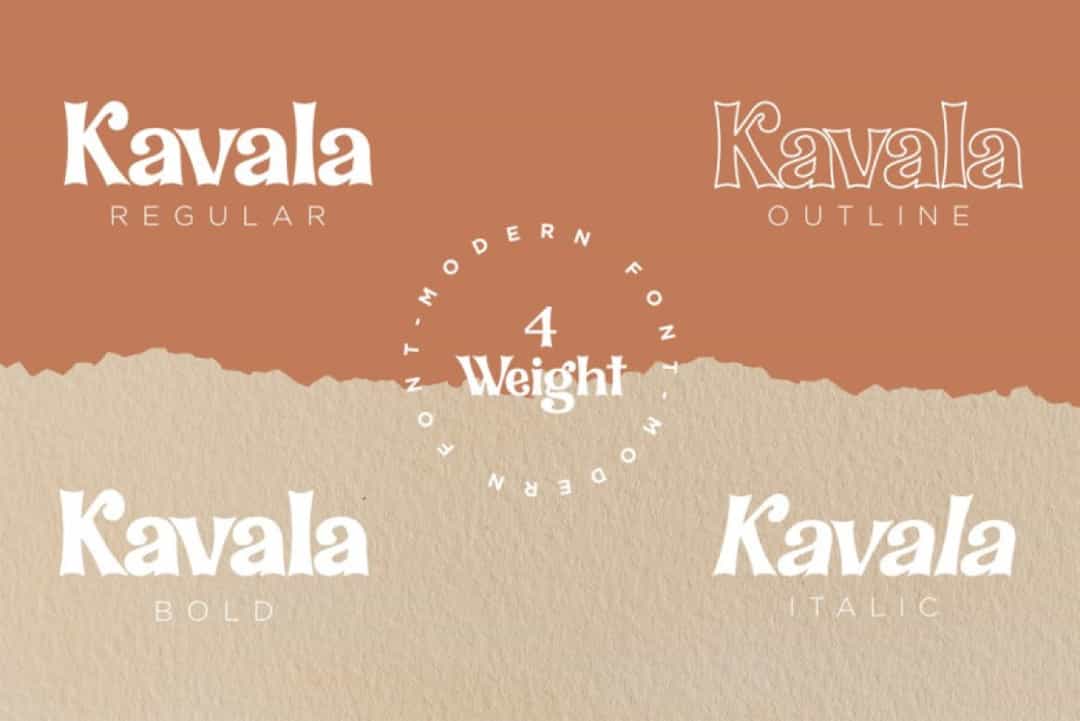 Kavala Font Image 2