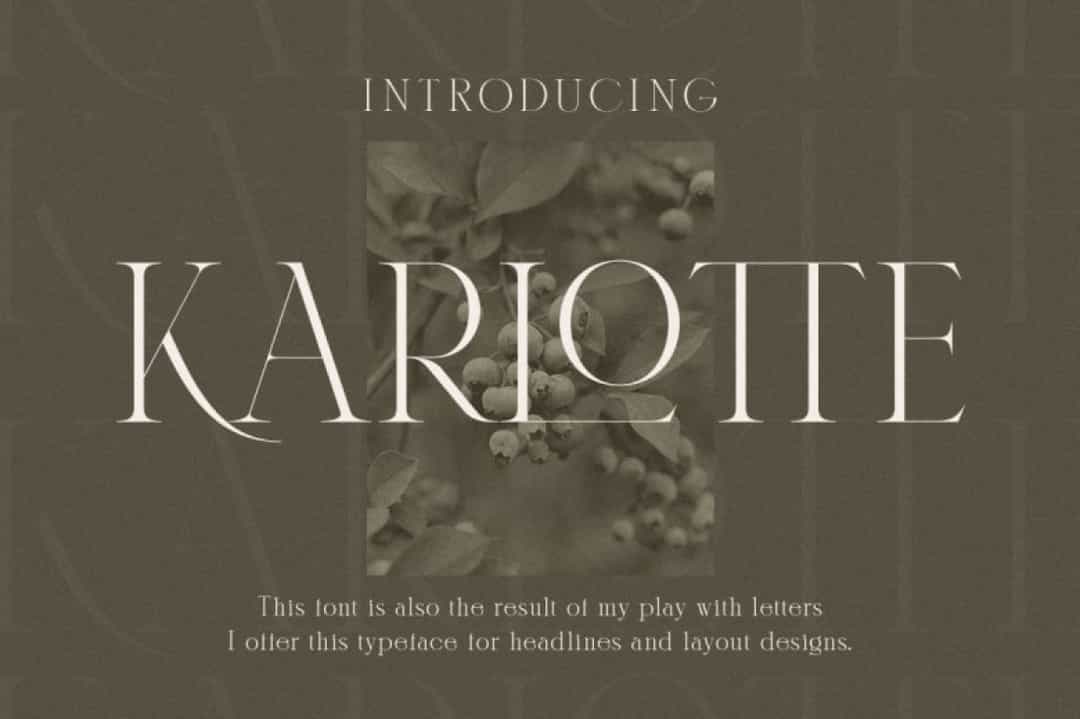 Karlotte Font Image 1