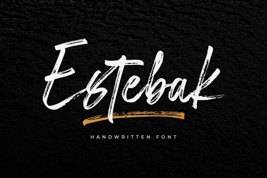 Estebak Font Image 1