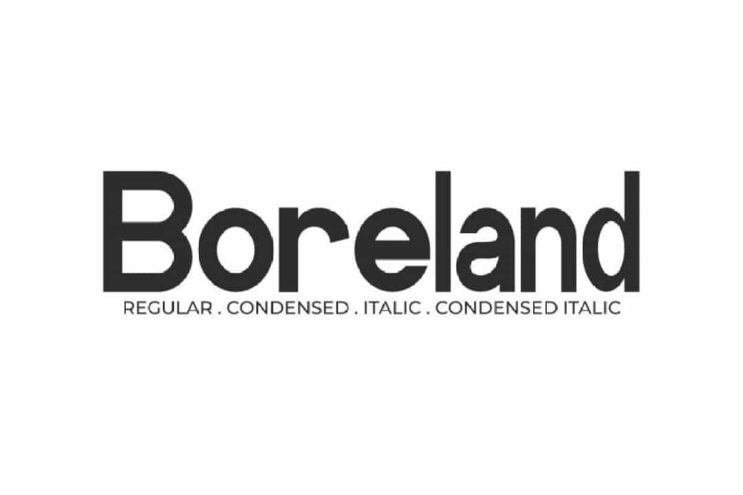 Boreland Font Image 1