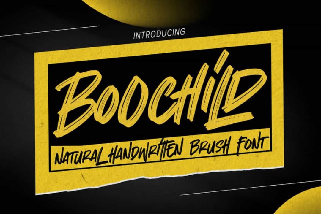 Boochild Font Image 1