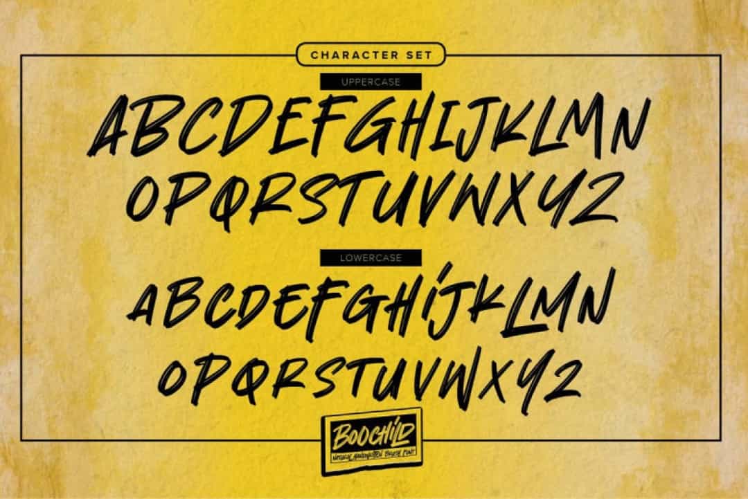 Boochild Font Image 2