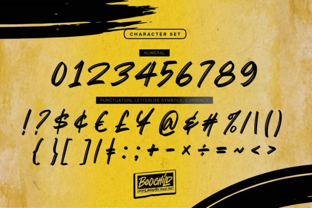 Boochild Font Image 3