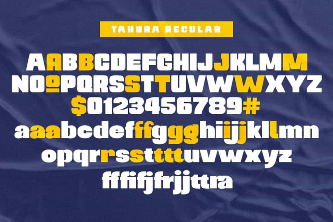 Tahura Font Image 2