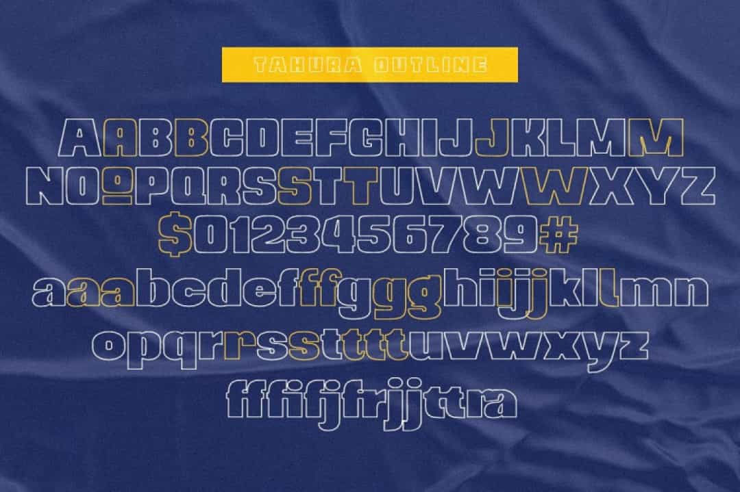 Tahura Font Image 3