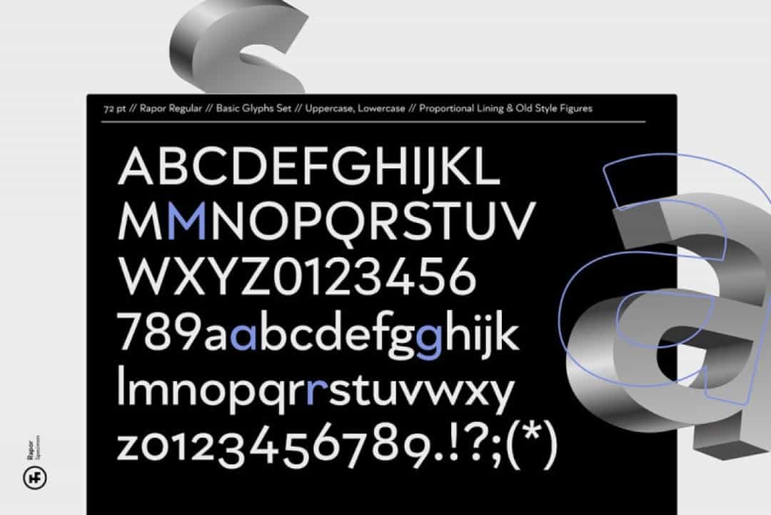 Rapor Font Family Image 3