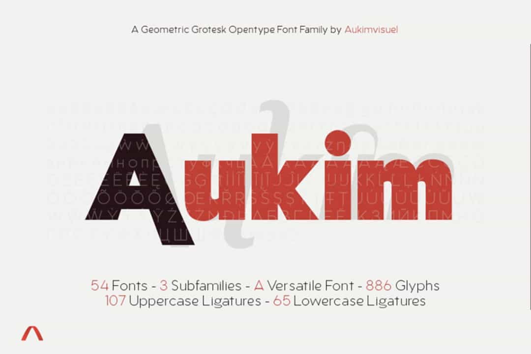 Aukim Font Image 1
