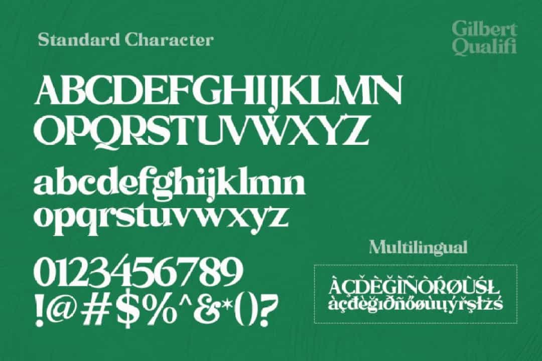 Gilbert Qualifi Font Image 3
