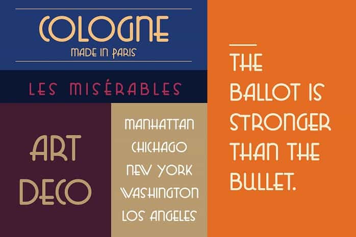 Cleveland Sans Deco Font Image 2