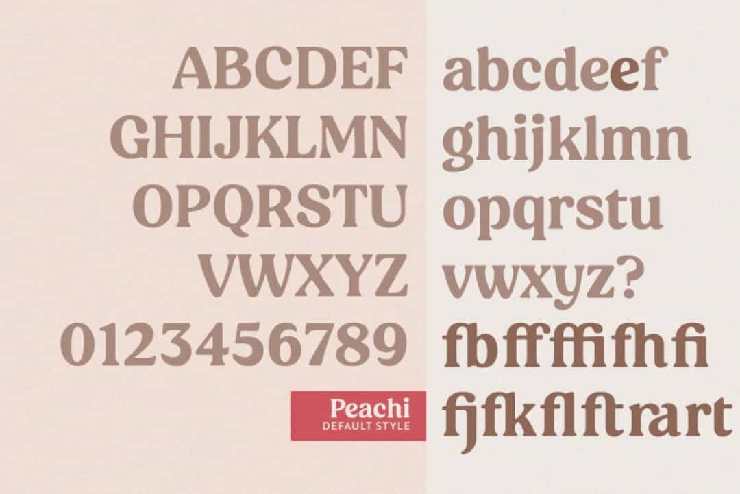 Peachi Font Family Image 3