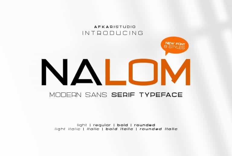 Nalom Font Family Image 1