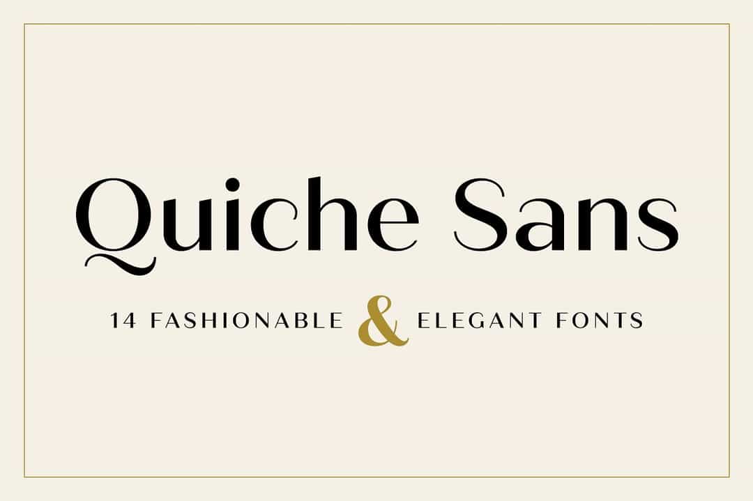 Quiche Sans Font Image 1