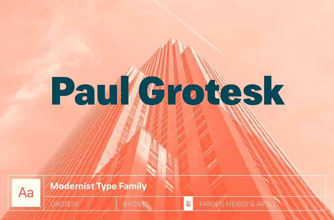 Paul Grotesk Font Image 1