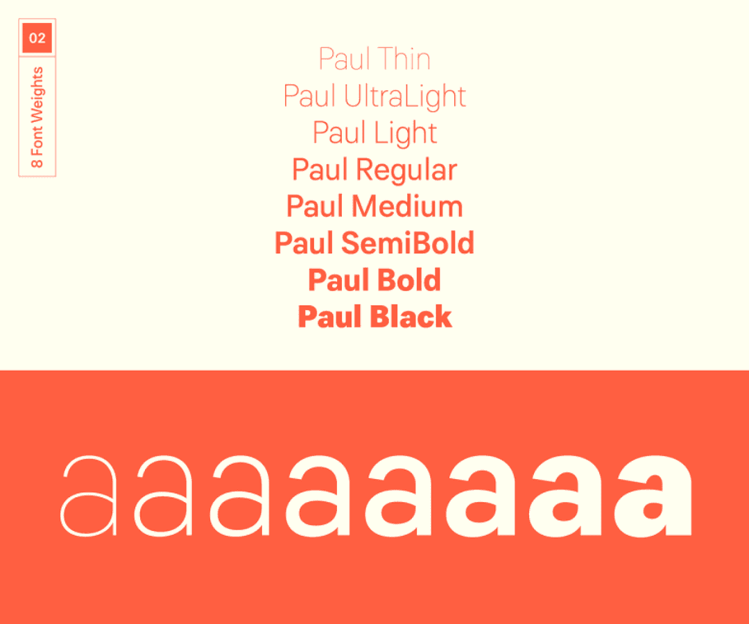 Paul Grotesk Font Image 2