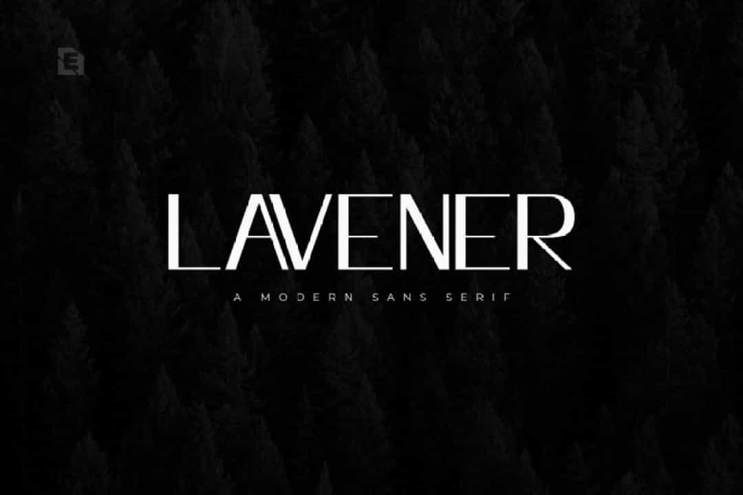 Lavener Font Image 1