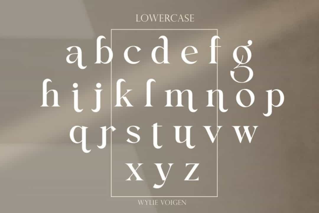 Wylie Voigen Font Image 3