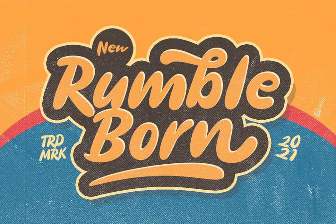 Rumble Born Font Image 1